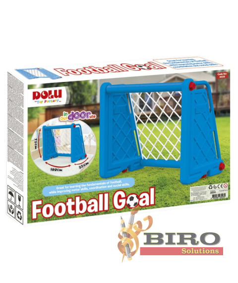 DL Poarta fotbal pentru copii, albastra, cod 42427